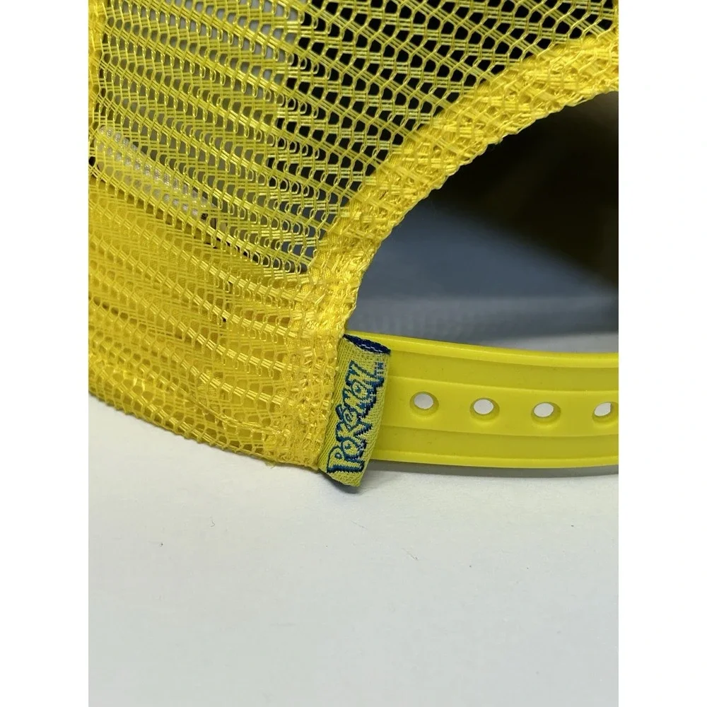 Nintendo Pokemon Pikachu Yellow Cap 3D Ears Youth‎ One Size SnapBack